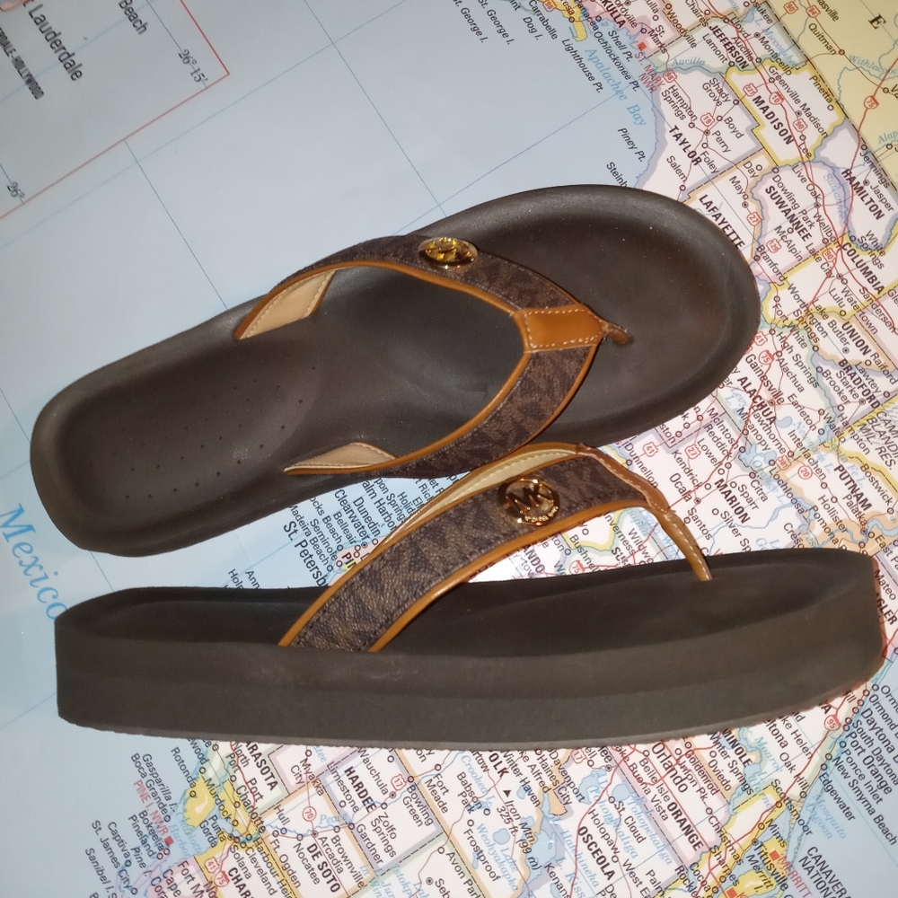 Michael Kors flip flops